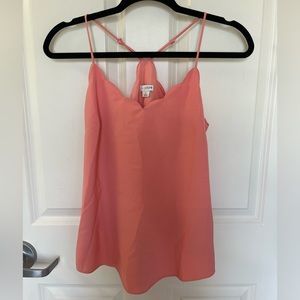 Pink/coral racer back J.Crew Tank Size 0
